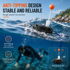 LY Rechargeable Portable Tankless Waterproof Snorkeling Equipment Scuba Diving Ventilator Underwater 3.5Hours Working 12m Depth