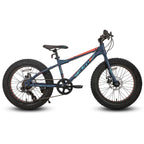 Hiland 20 Inch Kids' Bicycles Fat Tire Mountain Bike for Kids Age 5 + Years, Shimano 7-Speed, Dual-Disc Brake