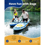 W_Inflatable Stand Up Paddle Board, 10'6" SUP Non-Slip Stable Deck Pad, Unique Center Fin, Premium Accessories