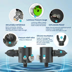 HOUVAN 0.5L Mini Scuba Tank with 5-10 Minutes,Portable Oxygen Tank for Snorkeling Diving With Hand Pump Divig Gear travel