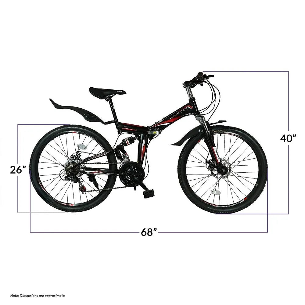 26 Inch Folding Mountain Bike
