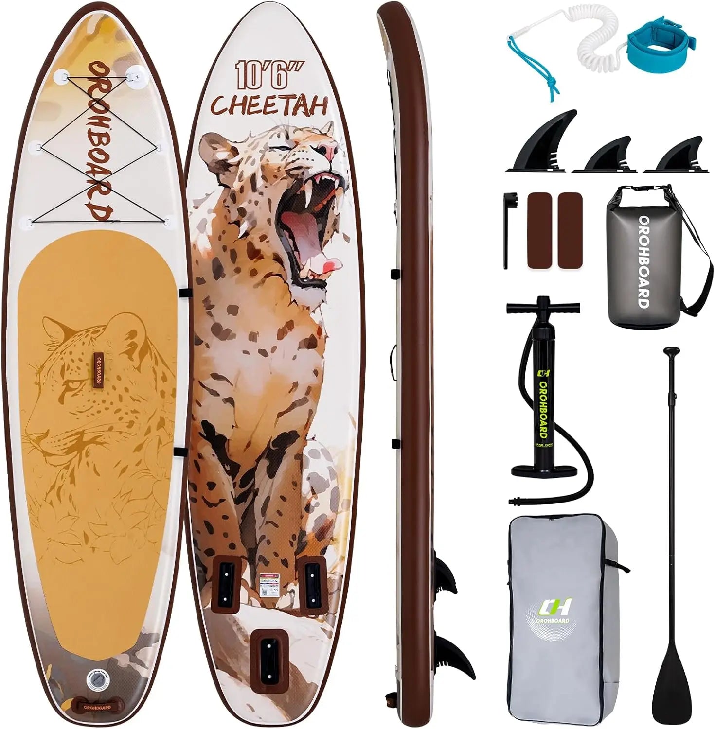 Inflatable Paddle Board 11'6/10'6 Paddle Board - All-Around SUP Board for Adults & Beginners, Stand