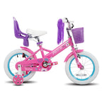 JOYSTAR Little Daisy Kids Bike for Girls Ages 2-7 Years,  Bikes with Doll Bike Seat & Streamers,Bikes with Flag & Number Plate