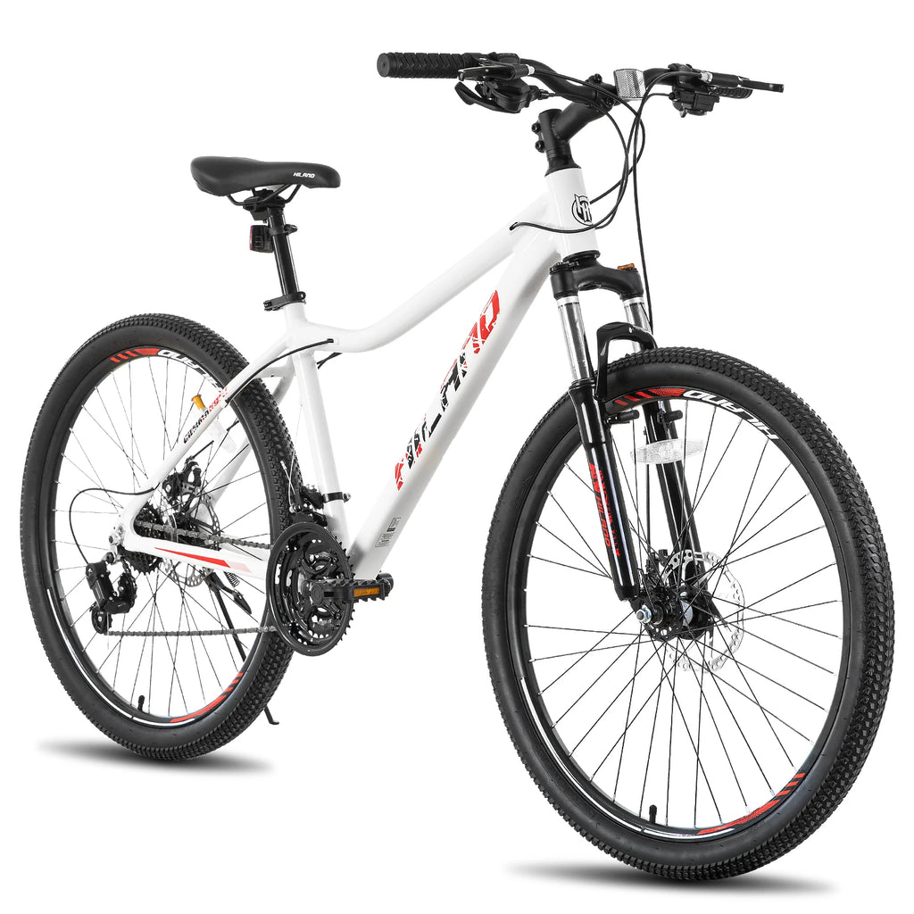 Hiland 20 26 27 Inch Mountain Bike for Women, 21 Speed with Lock-Out Suspension Fork