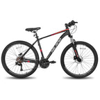 Hiland Aluminum Mountain Bike 21 Speeds, Hydraulic Disc-Brakes, Lock-Out Suspension Fork, 27.5 inch Wheel, Men