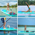 9ft 9in Inflatable Stand Up Paddle Board for Adults