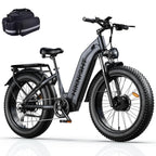 HIKNIGHT H2PRO Dual motor electric bicycle, 26 inch wide tire fast charging version, unisex off-road mountain electric bicycle