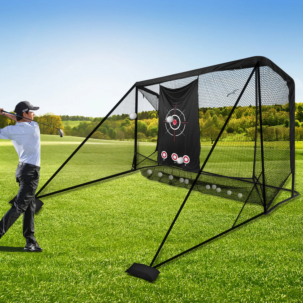 Golf Hitting Nets 10x7FT Heavy-Duty Sports Practice Barrier Net for Backyard Driving Chipping Gifts for Men Dad Him