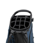 LUX 9.5" 14-Way Hybrid Stand Bag – Lightweight Golf Bag with Stand, Leather Finish, Club Organizer & Removable Panel, Customized