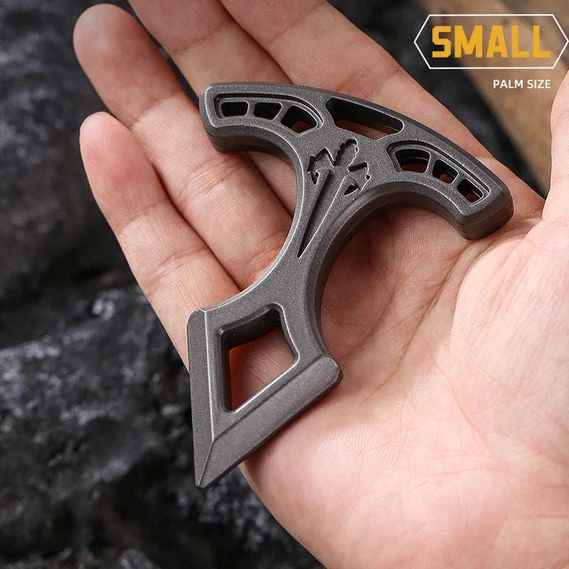 Multifunctional EDC alloy single-finger car window breaker, outdoor camping portable emergency self-defense product