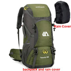 50L Travel Backpack Camping Men Large Hiking Bag