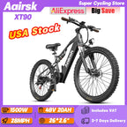 Aairsk XT90 Adult Travel Mountain Ebike 1500W Motor 48V 20Ah Battery Off-Road Electric Bicycle 26*2.6" Tire Snow Electric Bike