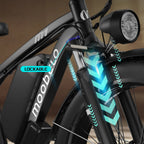 Moobelo M1 2000W Dual-Motor E-Bike 48V 22.4ah Fat Tires Full Suspension CE Certified US Warehouse Snow Beach Urban Riding Ebike