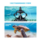 SMACO S400Pro Scuba Diving Equipment with Diving Mask Oxygen Tank Cylinder Underwater Breathing Device Portable Mini Scuba Tank