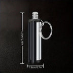 5PCS Metal Fuel Lighters, Emergency Rescue Multifunctional Keychains, Fire Starters, Outdoor Camping Equipment Tools
