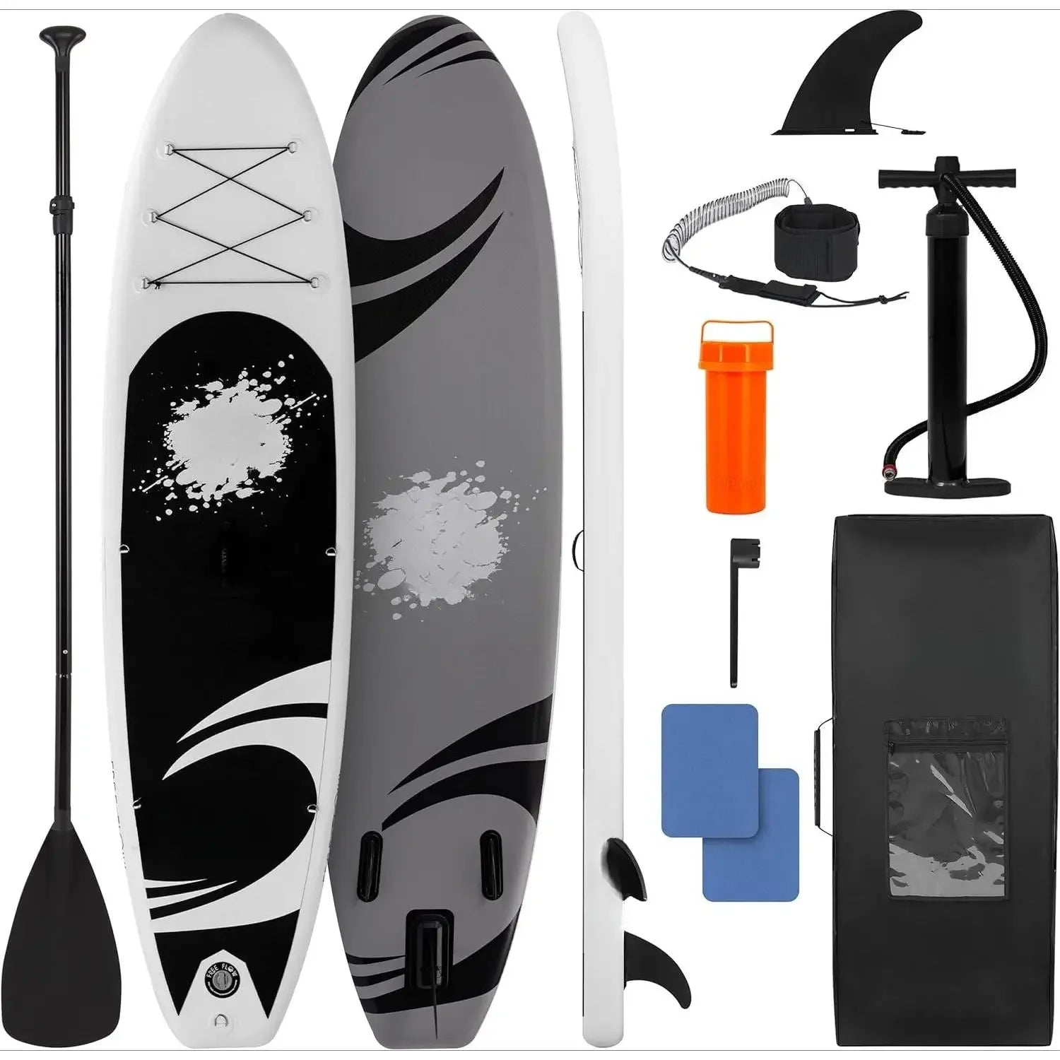 YOU-Inflatable Stand Up Paddle Board with Premium SUP Accessories – Wide Stable Design with Non-Slip EVA Deck Pad for Adults