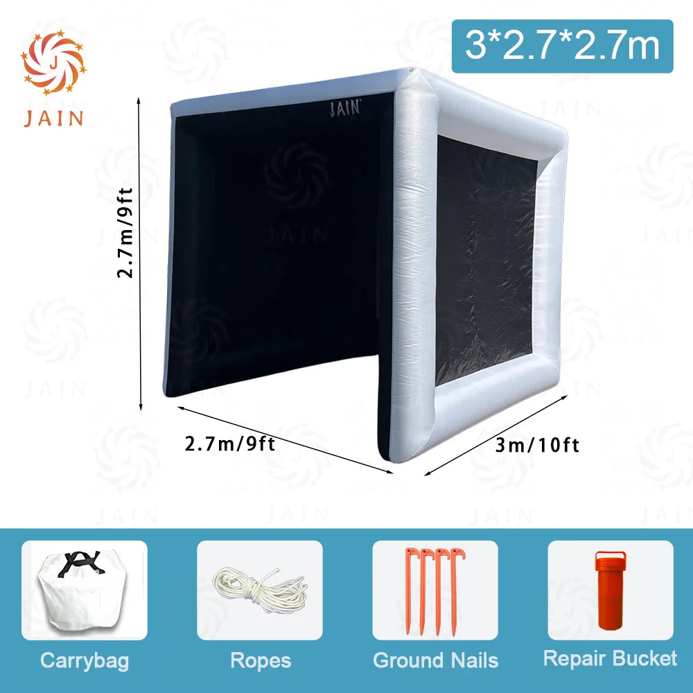 Indoor Inflatable Golf Simulator Kids Golf Practice Swing Tent Inflatable Driving Range Trainning Cage For Exercise&Play