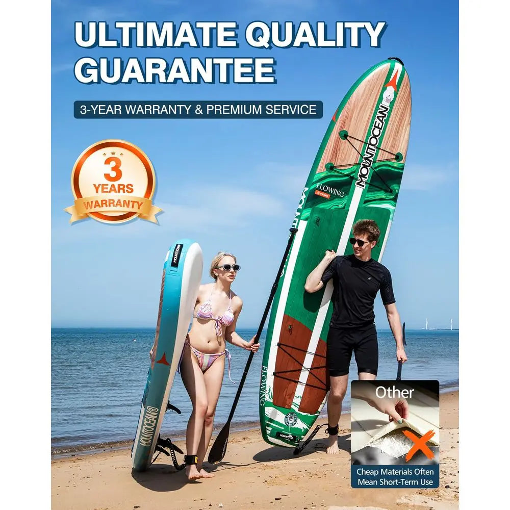 106 Inflatable Stand  Paddle Board 450lbs Max Capacity UltraStable SUP for Adults amp Youth NonSlip EVA Deck, AllAround ISUP