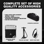 Spatium Hydrofoil Board for Surfing with Hydrofoil Accessories Inflator Pump, Backpack, Safe Leash, Fix Kit Hydrofoil Gray