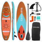 CADALENE 10' Inflatable Stand Up Paddle Board with Premium SUP Paddle Board Accessories, Non-Slip Comfort Deck for Youth & Adult