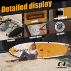 Inflatable Paddle Board 11'6/10'6 Paddle Board - All-Around SUP Board for Adults & Beginners, Stand