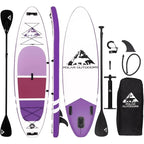 Polar Outdoors by Roc Inflatable Stand Up Paddle Board Premium SUP Paddle Board Wide Stable Design Non-Slip Comfort Deck Youth