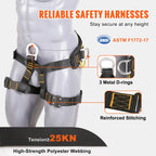 SucceBuy Half Body Safety Harness 340 lbs for Rock Climbing