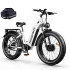 HIKNIGHT H2PRO Dual motor electric bicycle, 26 inch wide tire fast charging version, unisex off-road mountain electric bicycle