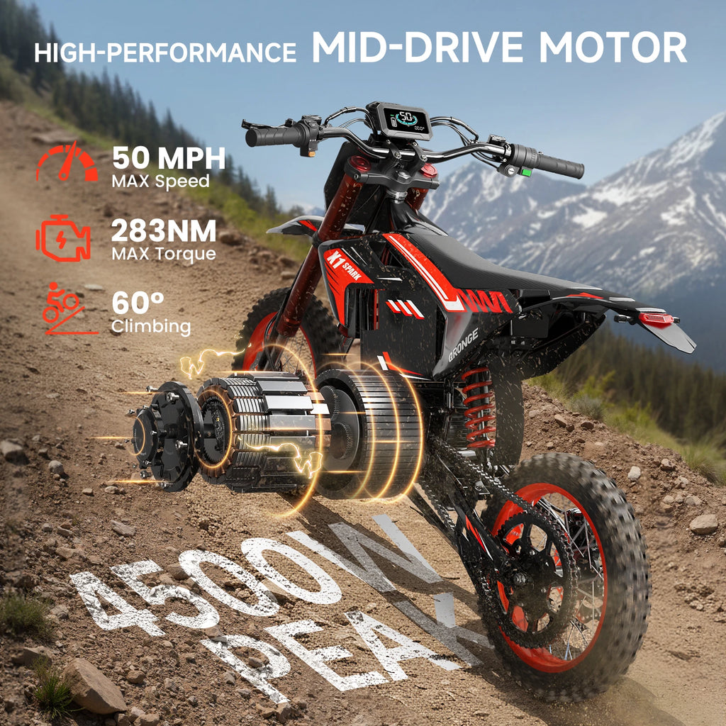 QRONGE X1 Spark Electric Dirt Bike