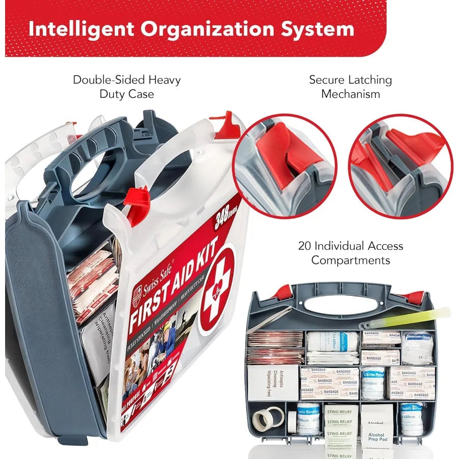 Swiss Safe 2 in 1 First Aid Kit