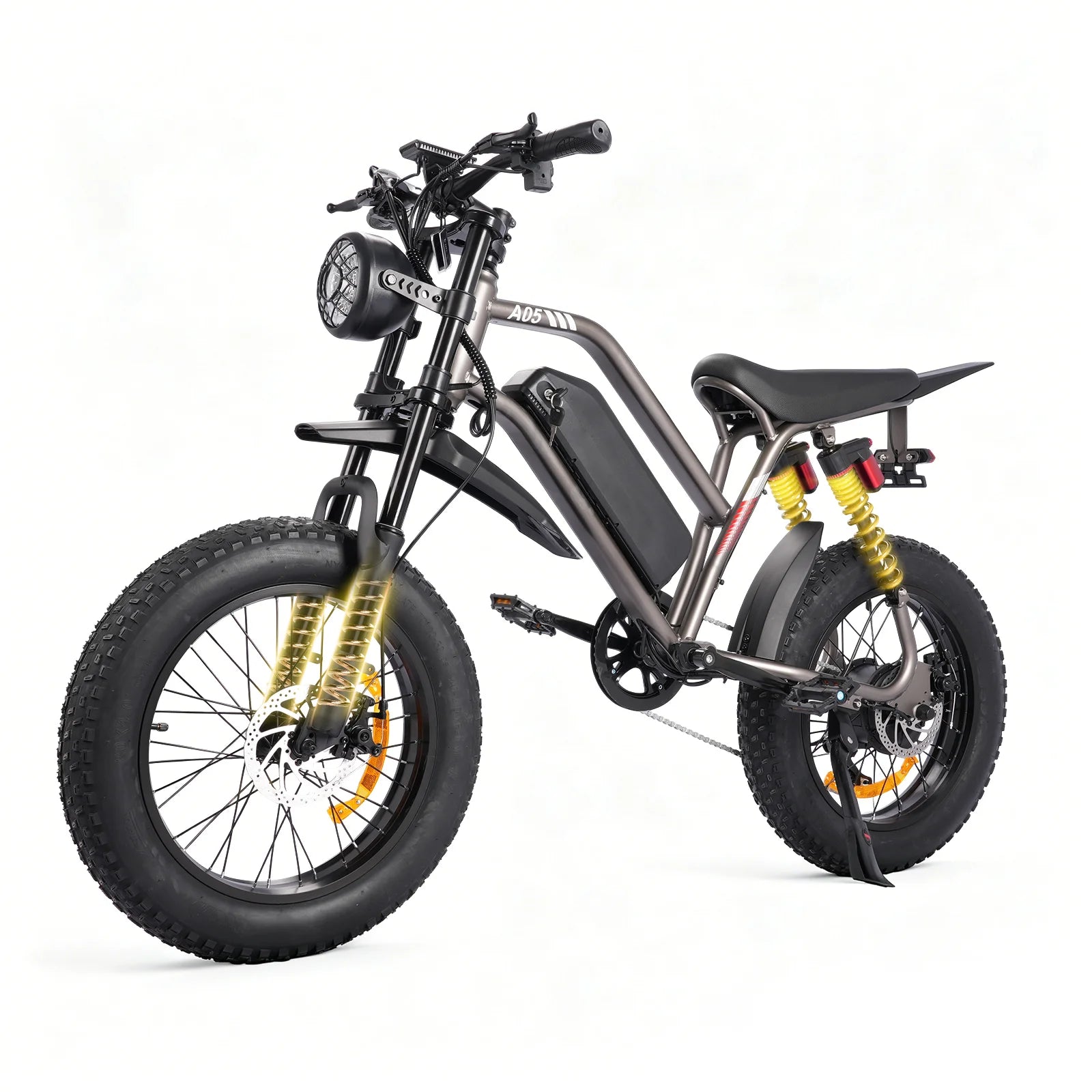 1000W Mountain Ebike 48V 15Ah Lithium Battery 31MPH Max Speed 65Miles Long Range Adult Off Road Electric Mountain Bike 20 inch