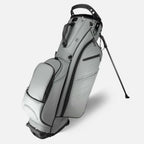 Upgraded Hybrid Luxury Golf Stand Bag, Tour Grade Synthetic Leather w/ScratchGuard, 14 Way Dividers, 2 Cooler Pockets