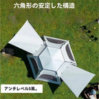 Pop up tents for camping waterproof Portable Windproof tents for 4 person family tent with Skylight and 2 Doors with Poles