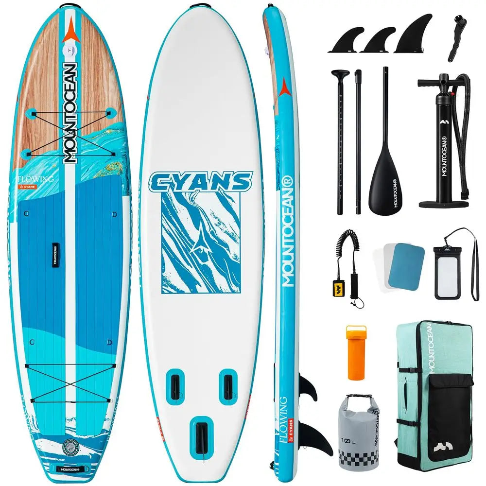 106 Inflatable Stand  Paddle Board 450lbs Max Capacity UltraStable SUP for Adults amp Youth NonSlip EVA Deck, AllAround ISUP