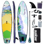 Mseasfree Inflatable Stand up Paddle Board, 10ft Paddle Boards with Premium SUP Accessories