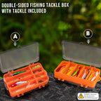 Fishing Rod and Combo with Backpack, Telescoping Fishing Pole Spinning Kit with Fishing Lures, Pliers