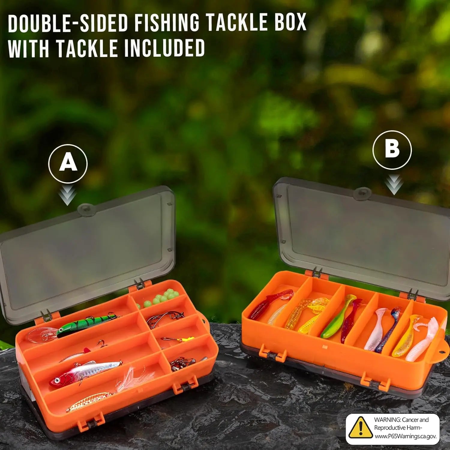 Fishing Rod and Combo with Backpack, Telescoping Fishing Pole Spinning Kit with Fishing Lures, Pliers