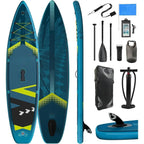 11‘ x 33" / 12’×35" Inflatable Stand Up Paddle Board - Premium SUP Board Kit - Ultra Stable Paddleboard for Adults