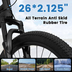 24/26 Inch Mountain Bike Full Suspension, 21 Speed Mountain Bicycle with Steel Frame and Double Disc Brakes, MTB Bike for Kids, Teenagers Adult Men Women