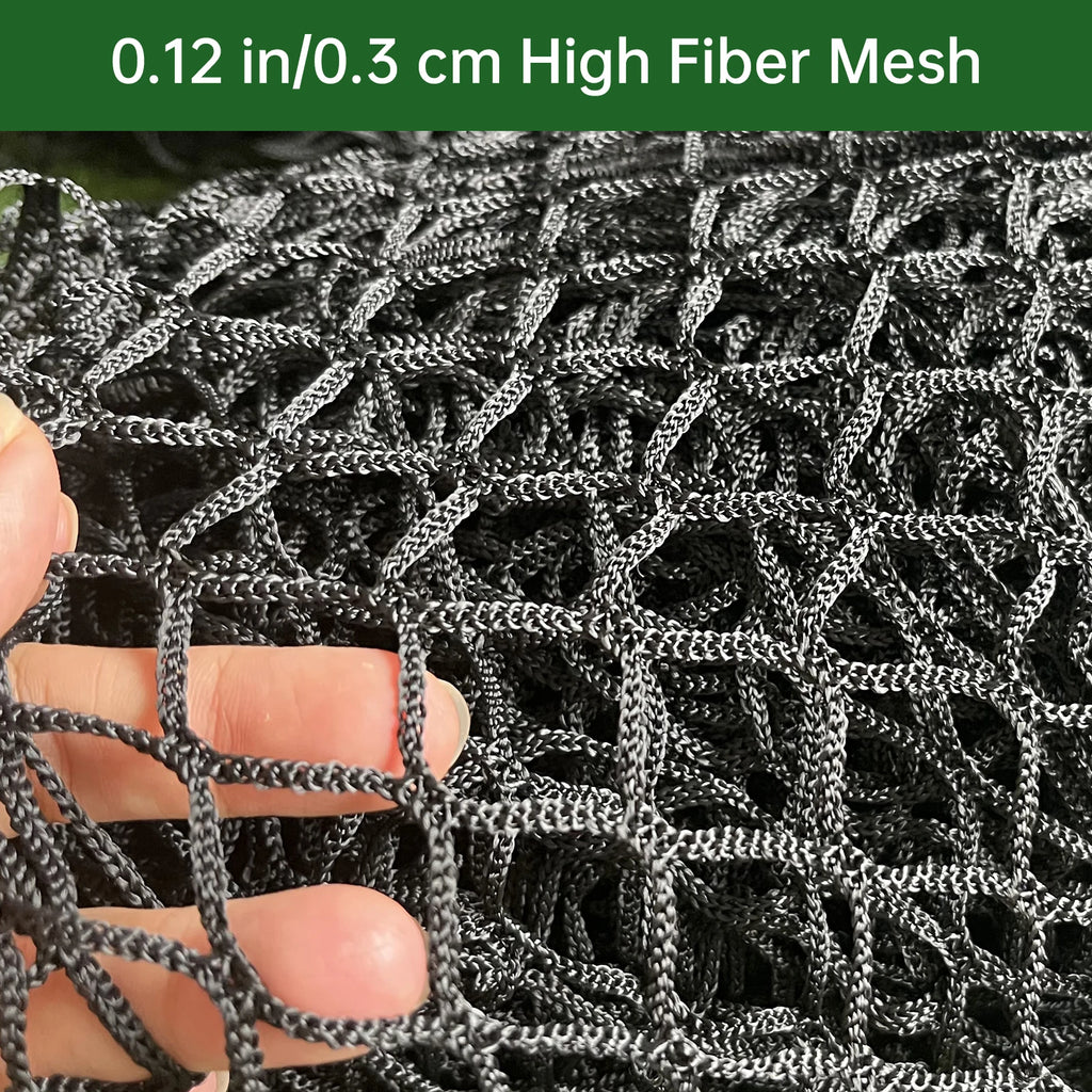 Golf Cage Net | Foldable Ball Netting 10X10X10Ft | Portable Baseball Batting Cage, Wear-Resistant Training Simulators | for Indoor or Outdoor Use