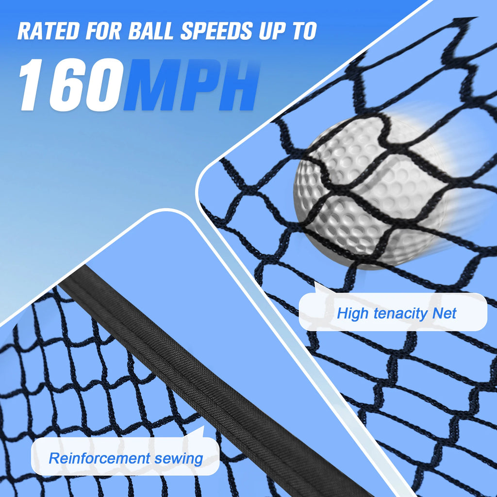 Golf Hitting Nets 10x7FT Heavy-Duty Sports Practice Barrier Net for Backyard Driving Chipping Gifts for Men Dad Him
