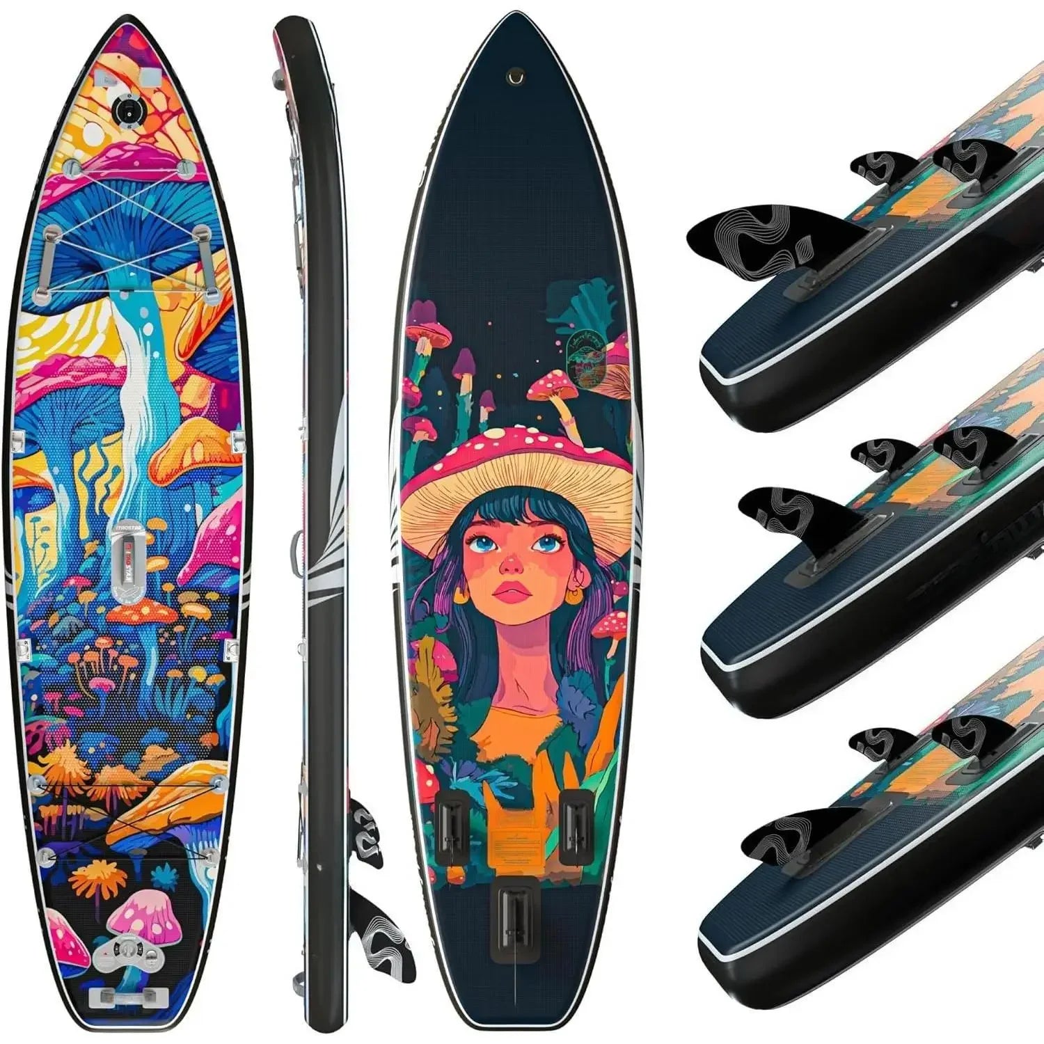 A_Novelty 11'6" x 35" Extra Wide SUP for Enhanced Stability - Inflatable Stand Up Paddle Board - Premium Paddle Board Kit for