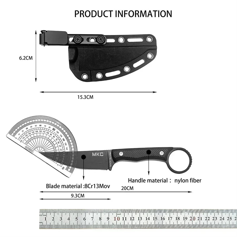 MKC Speedgoat Fixed Blade Outdoor Straight Knife