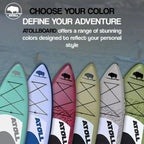 Inflatable Paddle Board with Premium SUP Stand Up Paddle Board Accessories amp Back Pack, NonSlip Comfort Deck for Unisex Adult
