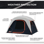 W-Blackout 6 Person & 9 Person Dome Tent