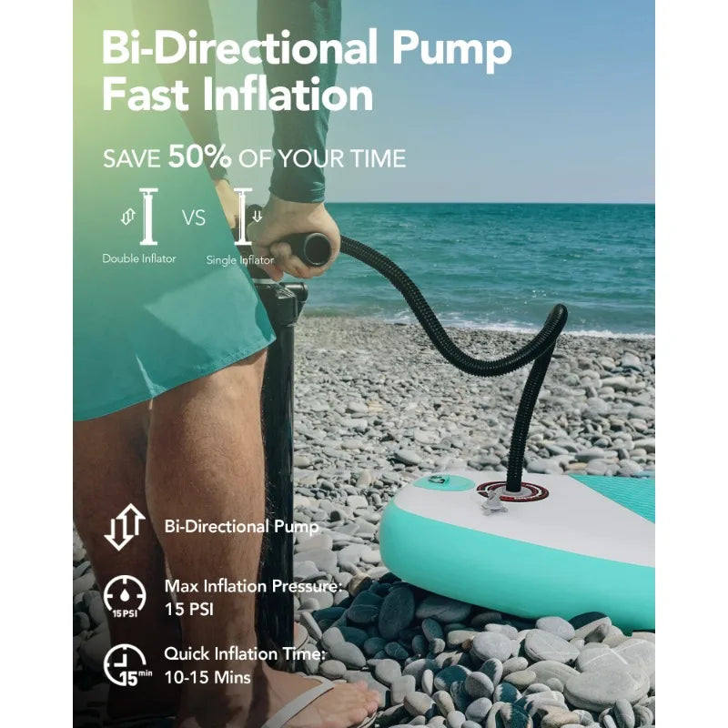 Naipo Inflatable Paddle Board 10FT Stand up Paddle Board