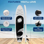 YOU-Inflatable Stand Up Paddle Board with Premium SUP Accessories – Wide Stable Design with Non-Slip EVA Deck Pad for Adults
