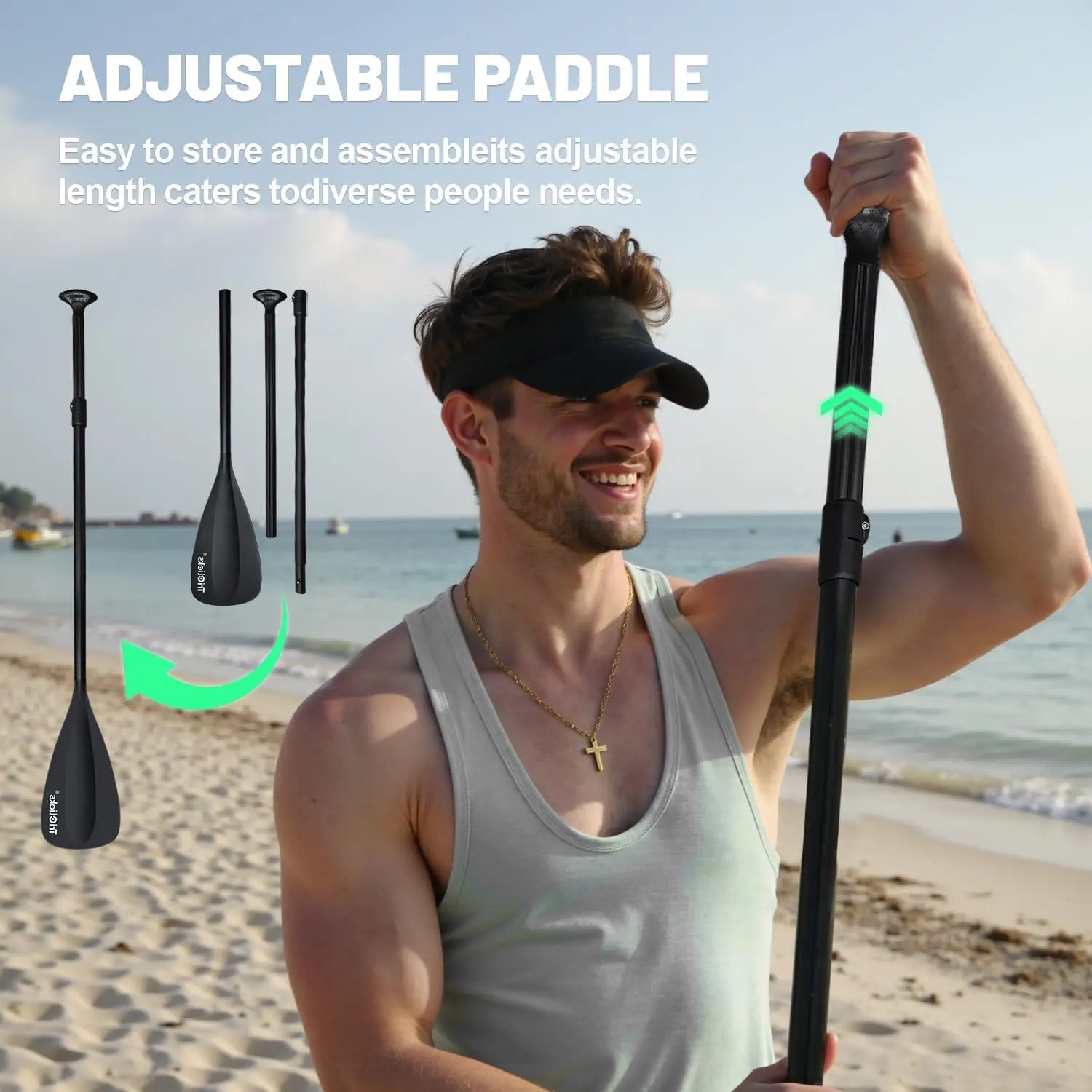 Inflatable Stand Up Paddle Board 10ft Surfing Board Kit for Adults, Premium SUP Complete Kit with