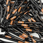 MAZEL Natural Wood/Bamboo Golf Tees 2 3/4 Inch & 3 1/4 Inch,Pack 50 or 120,Reduce Friction & Side Spin,More Stable Golf Tees