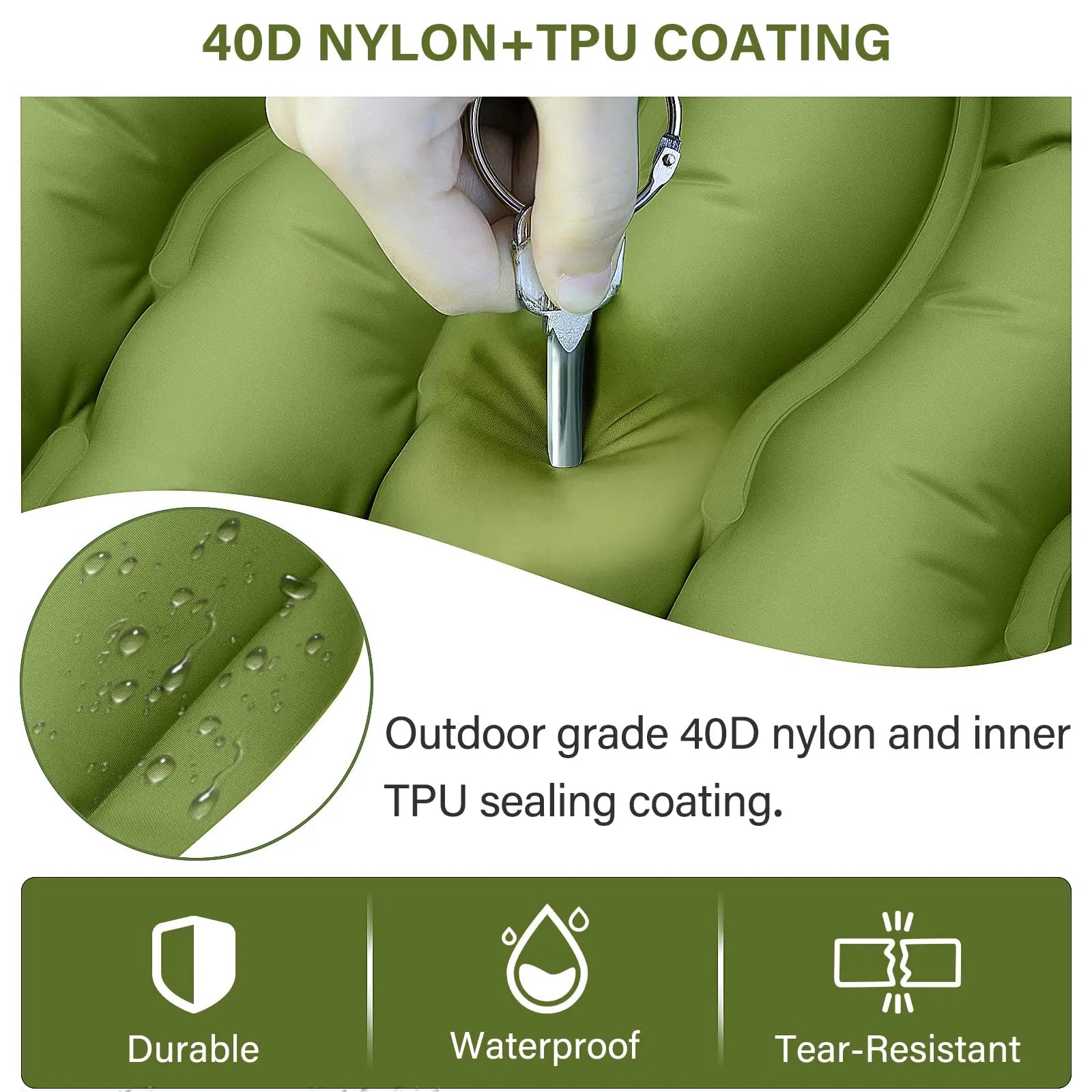 WESTTUNE Camping Sleeping Pad Ultralight Camping Mat with Pillow